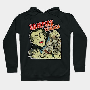 Comic Horror for halloween Vampire Revenge Hoodie